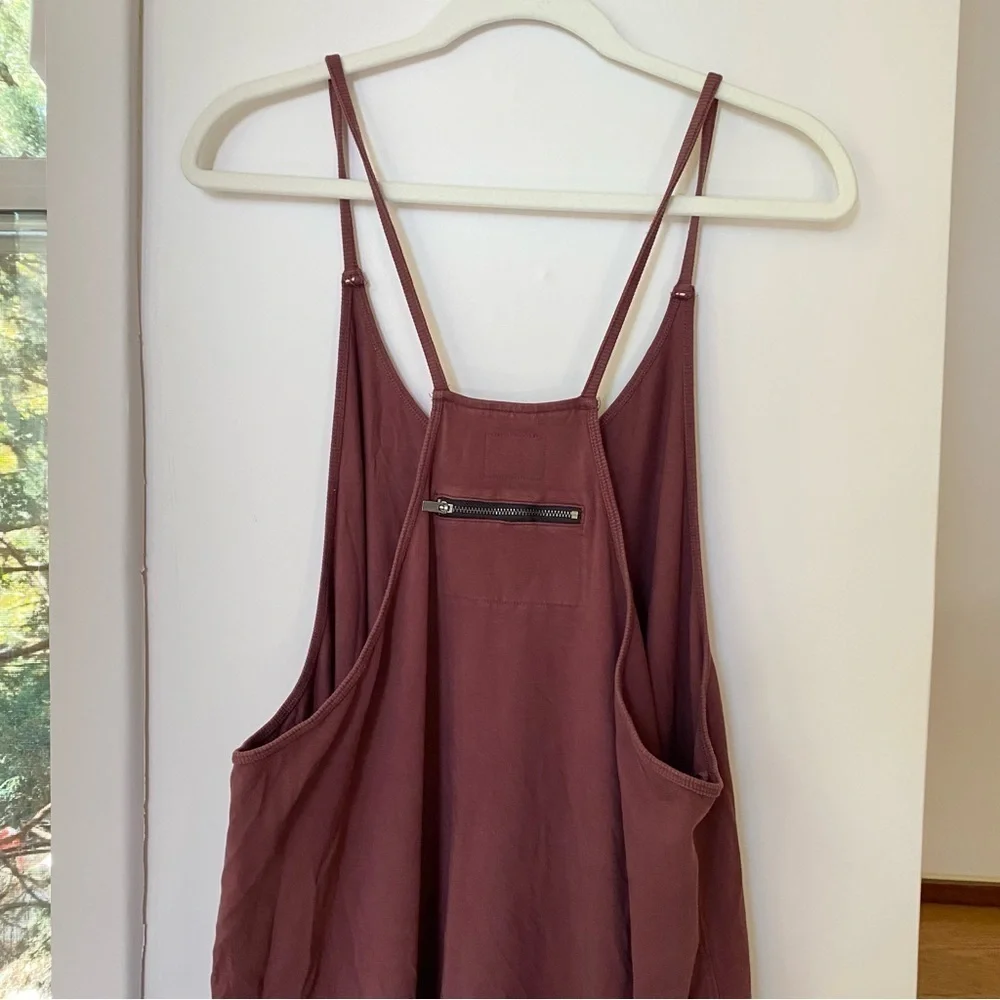 New Free People Movement Hot Shot Onesie in Pomegranate Red Berry XS